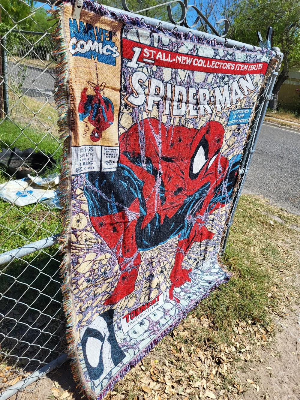 Spider-Man Comic Wall Tapestry Or Blanket
